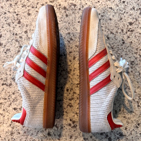 ADIDAS SAMBA OG CRYSTAL WHITE PRELOVED RED - Picture 3 of 5